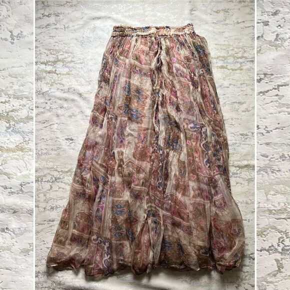 Y2K Fairy core semi sheer maxi skirt - Picture 1 of 9